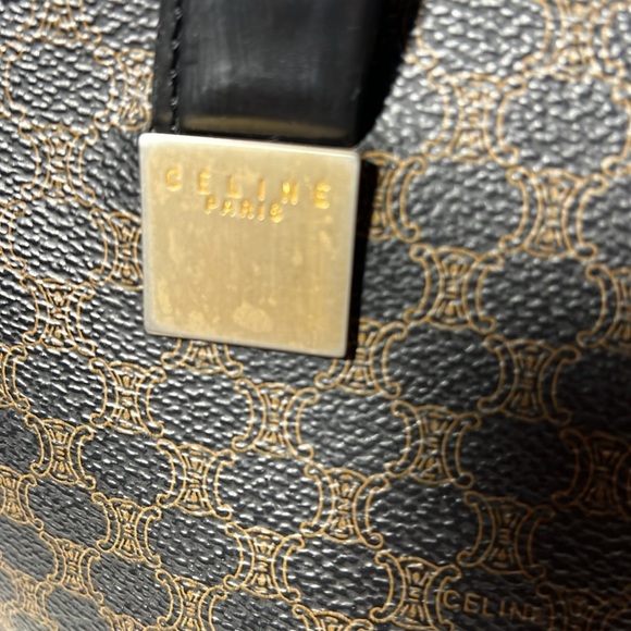 Celine Macadam Hand Bag Leather Pvc #164546C40B. P33 - Picture 6 of 13